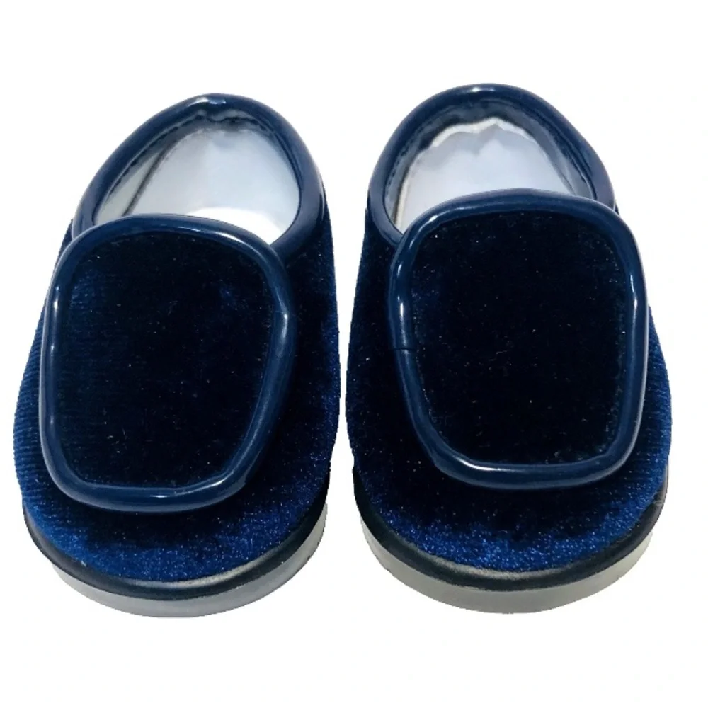 American Girl Blue Velvet Holiday 2000 Jacket Skirt Shoes Hair Accessory